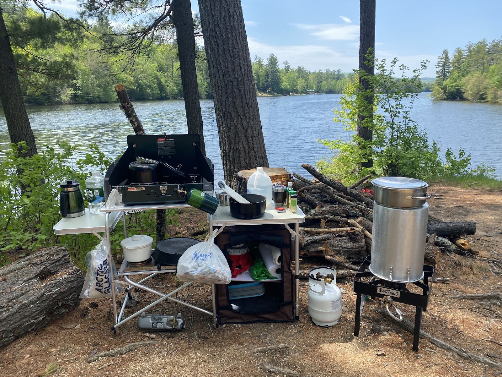 Camping Setup, Picture source: Suzanne Raphael