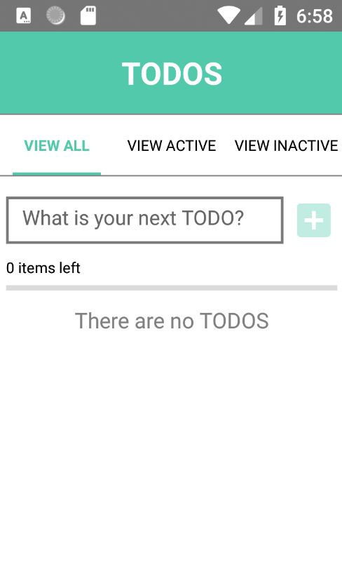 TODOS app on Android